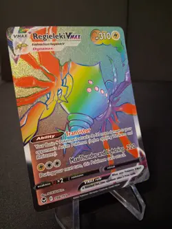 Regieleki VMAX 198/195 - Silver Tempest Rainbow Secret Rare - Pokemon TCG NM - Image 1