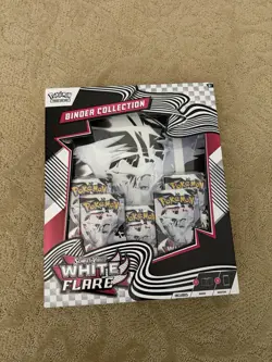 Pokemon Scarlet & Violet White Flare Binder Collection Sealed Box - Image 1