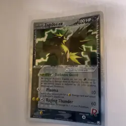 Pokemon TCG Rocket's Zapdos ex 106/109 Team Rocket Returns Holo Rare - MP - Image 4