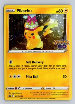Pikachu SWSH234 Holo Promo Sword & Shield Promo Pokemon Holo Near Mint - Image 1