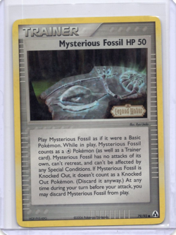 Mysterious Fossil 79/92 Reverse Holo EX Legend Maker Pokemon TCG WOTC Vintage MP - Image 1