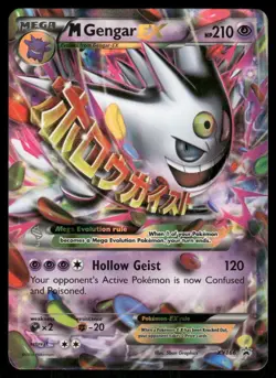 Pokemon Tcg Mega Gengar EX #XY166 Pokemon Promo LP - Image 1