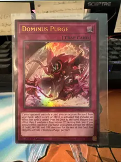 Dominus Purge MZMU-EN125 Ultra Rare Yugioh 1st Edition Maze of Muertos NM - Image 1