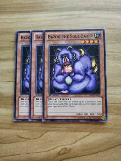 Yu-Gi-Oh! - Bazoo The Soul-Eater 3X - Complete Playset - Image 1