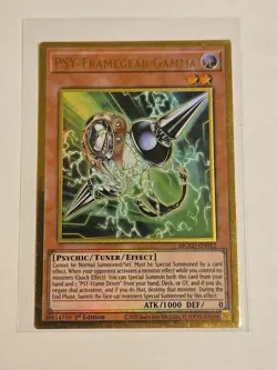 Yugioh - PSY-Framegear Gamma MGED-EN012 1st Gold Rare - Image 1