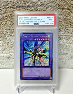 Yu-Gi-Oh TCG 25th Anniversary Legend of Blue Eyes Gaia the Dragon Champion PSA 9 - Image 1