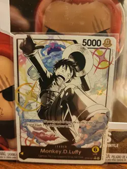 One Piece TCG Monkey D. Luffy ST29-001 Leader Alt Starter Deck Egghead Parallel - Image 3