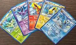Pokemon Card Eeveelution Plasma Set Vaporeon Jolteon Espeon Flareon Leafeon BW8 - Image 1