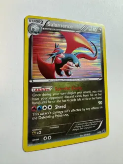 Salamence Pokemon Dragon Vault Holo Rare Card 8/20 LP *B* *BTX - Image 2