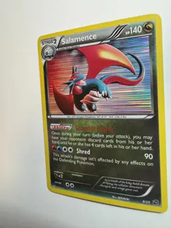 Salamence Pokemon Dragon Vault Holo Rare Card 8/20 LP *BTX - Image 3