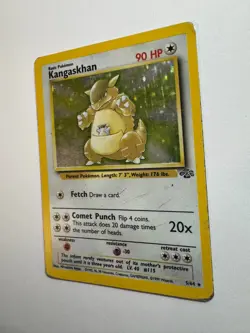 Kangaskhan Jungle Holo Rare 5/64 Pokemon Card TCG WOTC - HP Heavy Play *BTX - Image 3