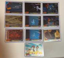 LOT OF 10 Vintage CHROME 1992-1993 MewTwo Strikes Back Movie Promo Cards *BTX - Image 1