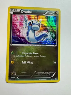 DRATINI Card 2/20 Holo Rare Dragon Vault Pokemon LP Unlimited Light Play *BTX - Image 1