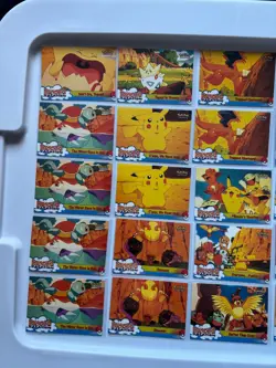 LOT OF 21 Vintage Pikachu's Vacation Movie Promo Cards LOT C *BTX - Image 2