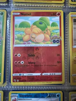MINT! Numel 013/078 - Pokemon Go - Common - Reverse Holo - Pokemon Card TCG - Image 1