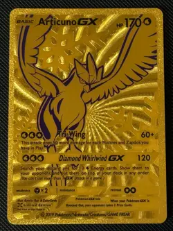 Articuno GX Pokemon GOLD Cards DISPLAY MINT CONDITION.= - Image 1