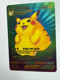 Pokemon Pikachu VMAX RAINBOW DISPLAY Card MINT CONDITION - Image 2