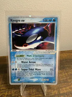 Kyogre ex 94/101 EX Hidden Legends Holo Rare Pokemon Card NM/LG - Image 1