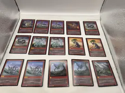 99 Card Wyvern CCG Rare Card Lot - Image 1