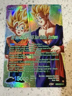 Bandai Dragon Ball Super Card Game Broly Saga Foil Leader Lot Gohan Goten - Image 1