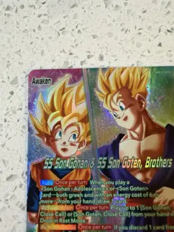 Bandai Dragon Ball Super Card Game Broly Saga Foil Leader Lot Gohan Goten - Image 5