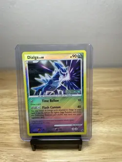 Pokemon TCG Dialga LV.68 16/106 Platinum Great Encounters Reverse Holo Rare Card - Image 1