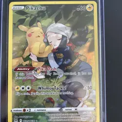Pikachu TG05/TG30 Full Art Holo Pokemon Card Lost Origin Ultra Rare - Image 2