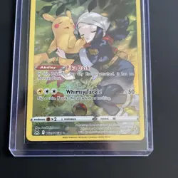 Pikachu TG05/TG30 Full Art Holo Pokemon Card Lost Origin Ultra Rare - Image 3