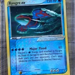 Kyogre EX Black Star Promo E-Reader Pokemon Card 2003 - Image 1