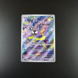 Gastly 177/162 Pokemon Temporal Forces Holo Full Art Card - Image 1