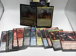 MTG Warhammer 40K Commander The Ruinous Powers Precon Opened Serious miscuts ! - Image 4
