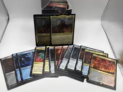 MTG Warhammer 40K Commander The Ruinous Powers Precon Opened Serious miscuts ! - Image 5