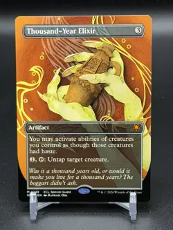 MTG Lorwyn Eclipsed Thousand-Year Elixir (Borderless) Special Guest Regular 148 - Image 1