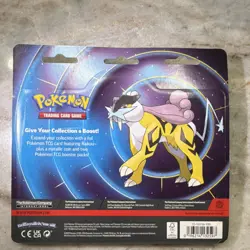 Pokemon Mega Evolution and Phantasmal Flames Booster Pack w/ Raikou Promo & Coin - Image 2