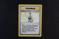 Pokemon Trader 77/102 Non Holo Rare Pokemon TCG Card Base Set 1 Light Play - Image 1