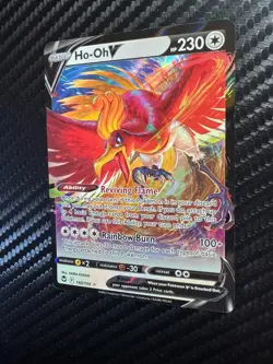 Ho-Oh V 140/195 Swsh12: Sword & Shield - Silver Tempest Holo Pokemon TCG NM *BTX - Image 3