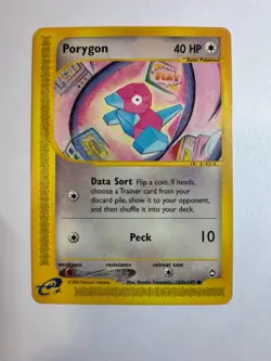 VINTAGE 2002 POKEMON - PORYGON 103b/147 E- Series AQUAPOLIS -REGULAR NM/LP *BTX - Image 1