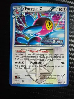 Pokemon Porygon-Z (Team Plasma) Plasma Blast Prerelease Stamp BW84 B&W MP *BTX - Image 1