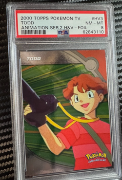 Todd Foil PSA 8 NM-MT Series 2 H&V 2000 Topps Pokemon TV #HV3 #B *BTX - Image 1