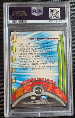 Todd Foil PSA 8 NM-MT Series 2 H&V 2000 Topps Pokemon TV #HV3 #B *BTX - Image 2