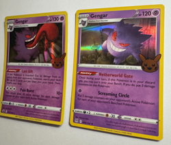 LOT OF 2 GENGARS - HALLOWEEN TRICK OR TRADE - Pokemon TCG #057/198 #066/196 HOLO - Image 3