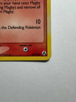 Magby Legend Maker 58/92 Reverse Holo Pokemon Stamped LP *BTX - Image 5