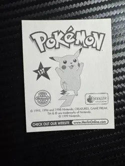 Porygon #137 Merlin Collection Vintage Sticker Pokemon TradingCardGame 1999 *BTX - Image 2
