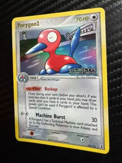 Pokemon Delta Species 25/113 Porygon2 Reverse Holo Stamped NM/LP *BTX - Image 3