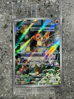 Pokemon TCG Charmander SVP044 Illustration Rare Black Star Promo Holo SEALED - Image 1