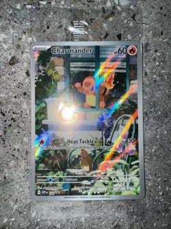 Pokemon TCG Charmander SVP044 Illustration Rare Black Star Promo Holo SEALED - Image 3