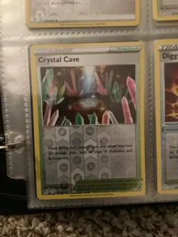 Pokemon TCG Crystal Cave Evolving Skies 144/203 Reverse Holo Uncommon NM/M - Image 1