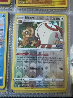 MINT! Bibarel 060/078 - Pokemon Go - Common - Reverse Holo - Pokemon - Image 1