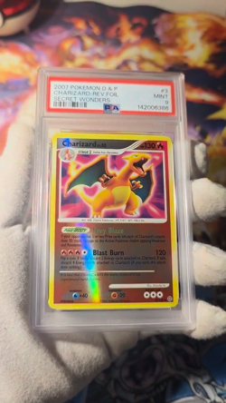 Charizard 3/132 Secret Wonders Reverse Holo Pokemon TCG PSA 9 low pop - Image 2