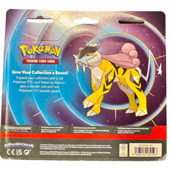 Pokemon TCG: Sealed Enhanced 2 Pack Blister featuring Raikou Foil & Coin - Image 2